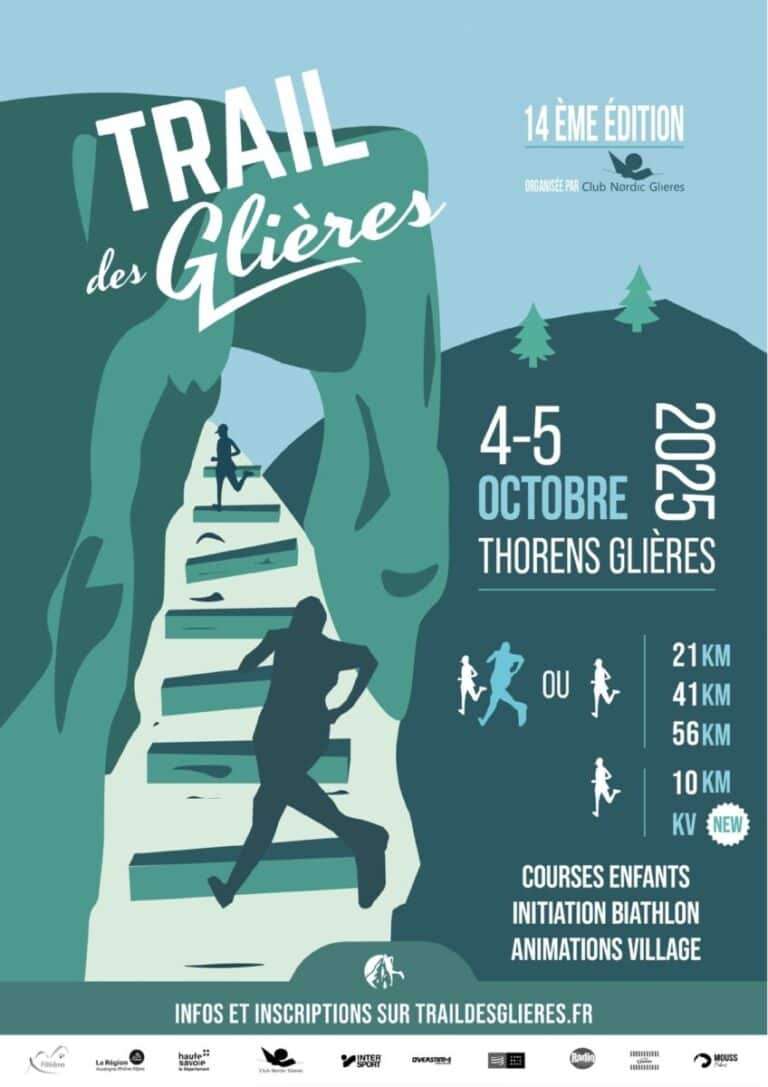 Traile des Glieres Trail de montagne organisé par Club Nordic Glières en Haute-Savoie.