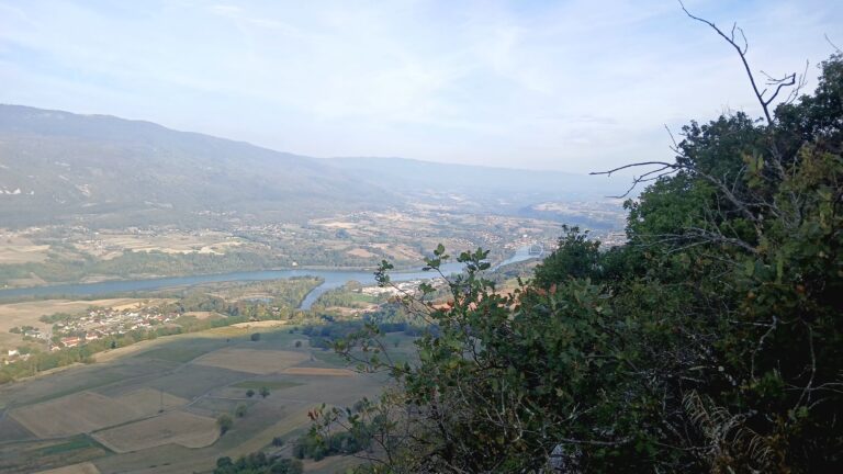 Sortie en balcon  au dessus du Rhône